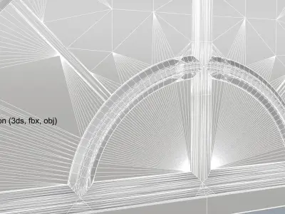 Palladian Window 3D model