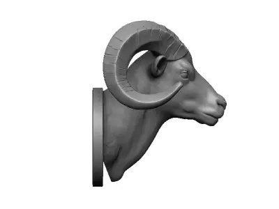 ram head 3D print model
