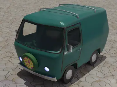 Scooby Doo Mystery Machine 3D model