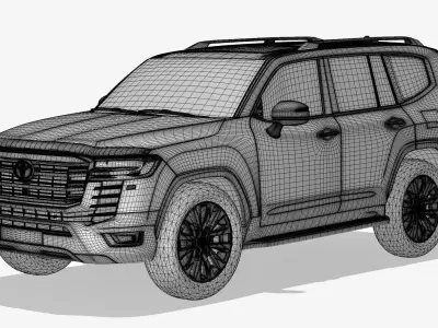 Toyota Land Cruiser 2022 3D model