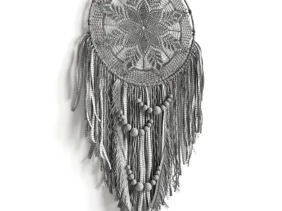 Macrame panel 3D model