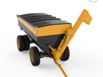 Agricultural trailer charger 33000 3D print model