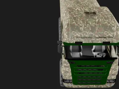 TRUCK Low-poly 3D model