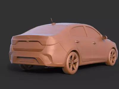 Kia Rio 3D print model