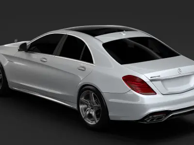 Mercedes AMG S 65 W222 2018 3D model