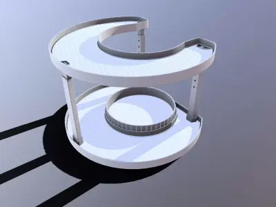 Racks Rotating Holder 3D model