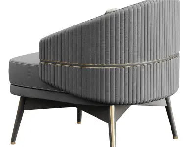 AVE Chairsio Luxury Armchair 3D model