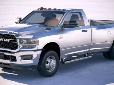 Ram 3500 HD single cab 2019 3D model