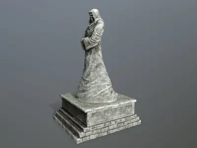 statue 2 Low-poly 3D model