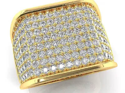 Big fancy mans ring 3D print model