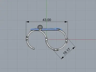 HERMES RING 3D print model