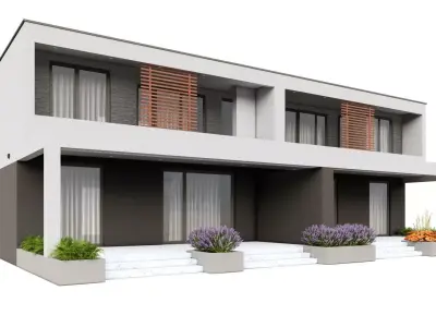 HOUSE 22 EXTERIOR 3D model Low-poly 3D model