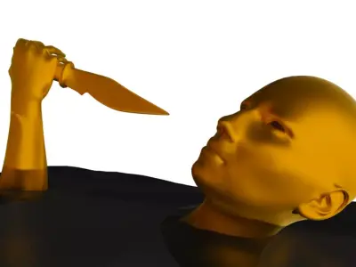 Thriller Statue Free 3D model