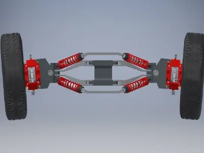 ATV Suspension Concept 3D model