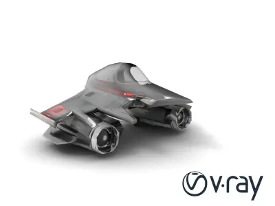 NovaStrike Hypersonic Jet model pack Low-poly 3D model