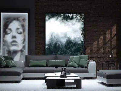 Living Room  3D model buy
