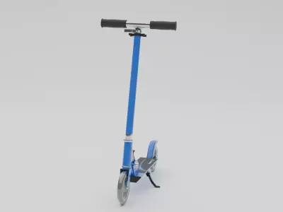 Electrical Cycle Low-poly 3D model