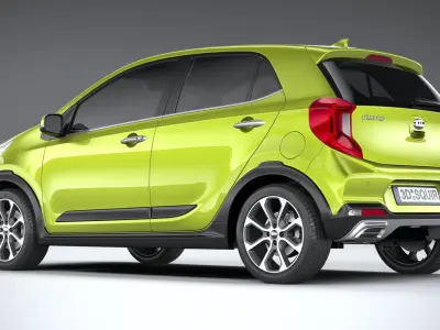 Kia Picanto X-line 2021 3D model