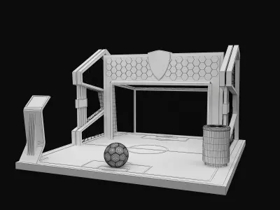 Booth Exhibition Stand a602a 3D model