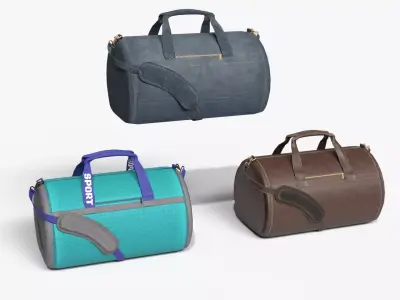 Handbag  Low-poly 3D model