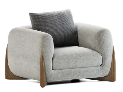 Porada Armchair Softbay 3D model