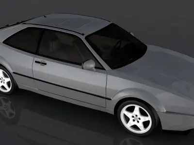 Volkswagen Corrado Low-poly 3D model