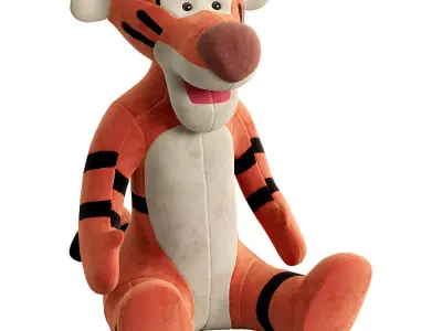 tiger toy 3D model