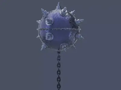 Underwater Naval Mine 3D model