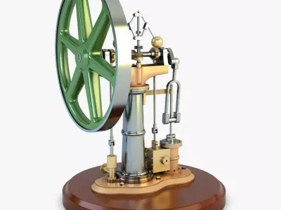 Benson Vertical Engine 3D model