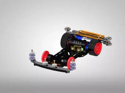 Tamiya Mini 4WD Racing 3D print model