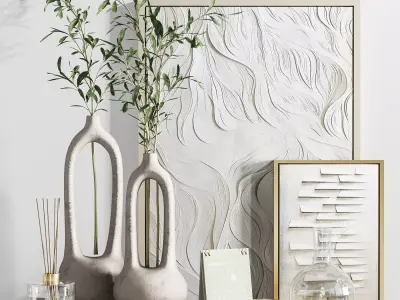 Decorative set015 3D model