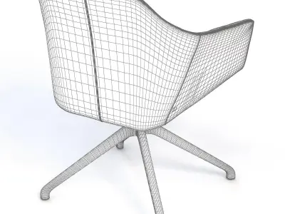 Easy Chair DS-279-201 by De Sede 3D model