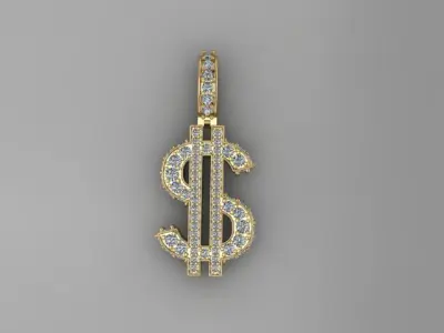 DOLLER PENDANT 3D print model