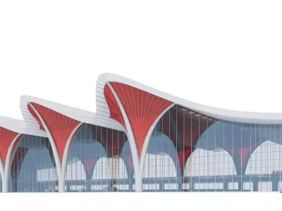 railway station 3D model