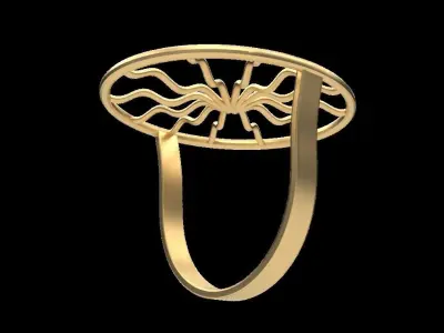 Sun Ring - Printable STL Free 3D print model