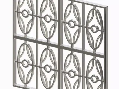 Premium Window Grill 3D print model