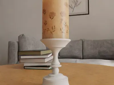 candle holder 010 3D print model
