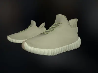 Adidas Yeezy Boost 350 V2 Butter Low-poly 3D model