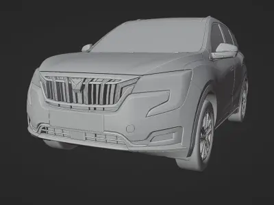 mahindra XUV700 Low-poly 3D model
