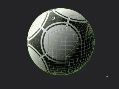 Soccer Ball  M02 Low-poly 3D model