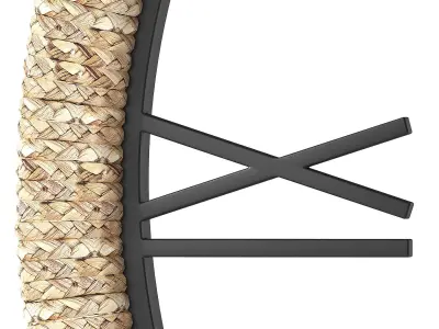 Wall clock Uttermost Montecito 3D model