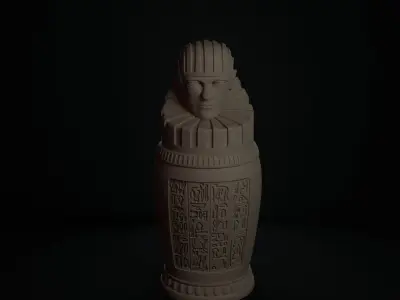 VASOS CANOPOS EGIPTO 3D print model