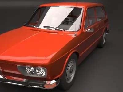 Volkswagen Brasilia 70s Type 321 3D model