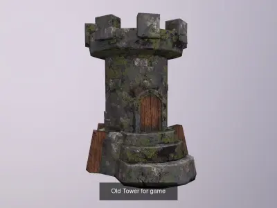 Medieval Towers 3D Model Collection
