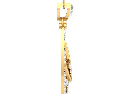 Solitaire Women pendant 3D print model purchase