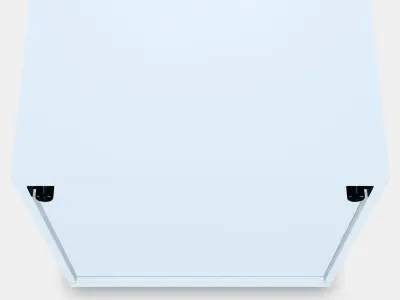 BESTA Shelf unit with glass door 23 Low-poly 3D model