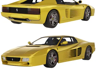 Ferrari 512TR 1991 3D model
