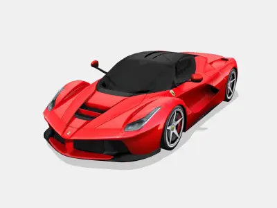 Ferrari LaFerrari Low-poly 3D model