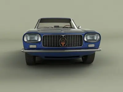 Maserati 5000 GT Allemano 3D model