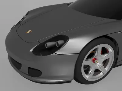 Porsche Carrera GT 3D model